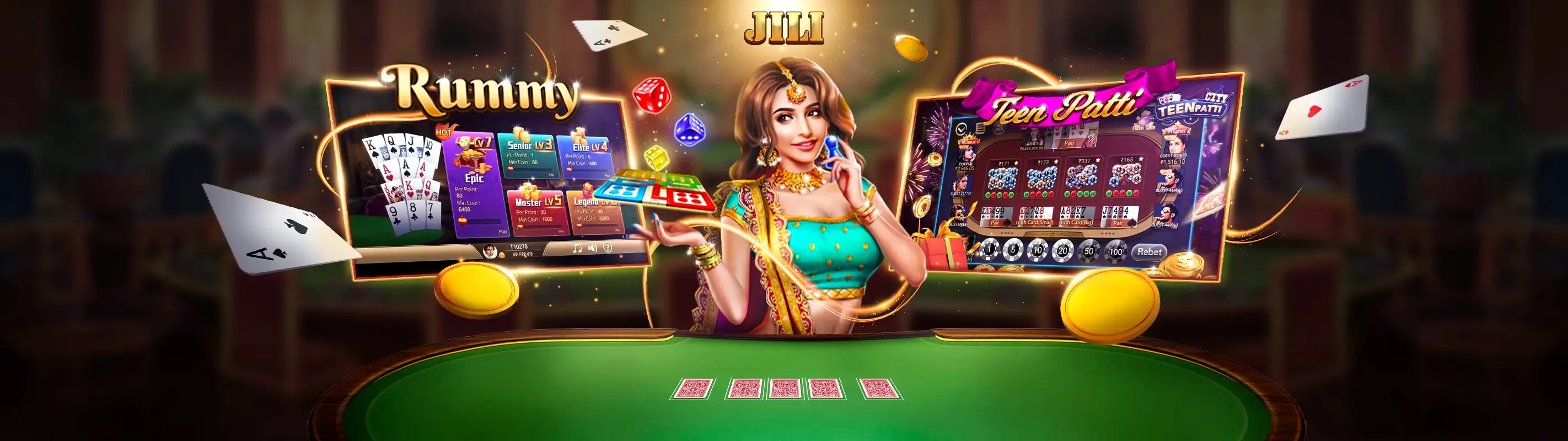 Sảnh casino trực tuyến sang trọng của JUN880 Nhà Cái